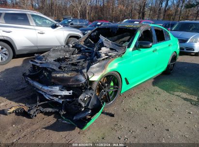 2018 BMW 540I XDRIVE Green  Gasoline WBAJE7C59JWC54438 photo #3