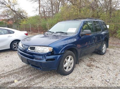 2002 OLDSMOBILE BRAVADA Blue  Gasoline 1GHDT13S122129622 photo #3