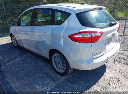 2013 FORD C-MAX HYBRID SEL White  Hybrid 1FADP5BUXDL542498 photo #4