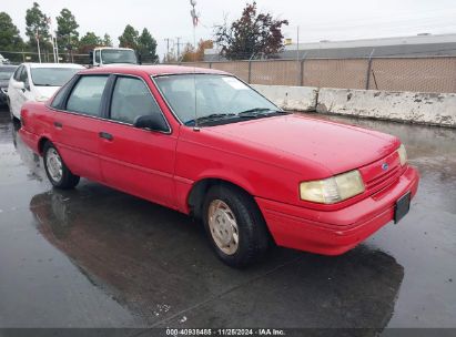 1992 FORD TEMPO GL Red  Gasoline 2FAPP36X3NB135193 photo #1