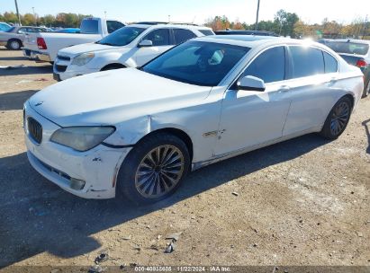 2011 BMW 740LI White  Gasoline WBAKB4C55BC574836 photo #3