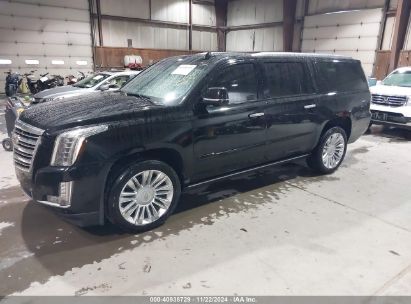 2020 CADILLAC ESCALADE ESV 4WD PLATINUM Black  Gasoline 1GYS4KKJ9LR128472 photo #3