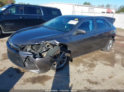 2016 TOYOTA CAMRY SE Gray  Gasoline 4T1BF1FK0GU139985 photo #3