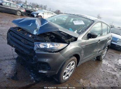 2019 FORD ESCAPE S Gray  Gasoline 1FMCU0F71KUB23948 photo #3