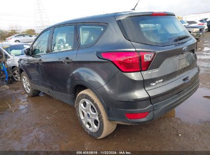 2019 FORD ESCAPE S Gray  Gasoline 1FMCU0F71KUB23948 photo #4