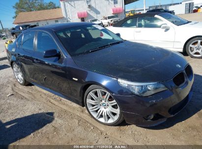 2008 BMW 550I Black  Gasoline WBANW53538CT50917 photo #1