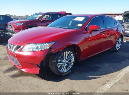 2015 LEXUS ES 350 Red  Gasoline JTHBK1GG1F2204118 photo #3