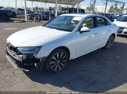 2021 AUDI A4 PREMIUM 40 TFSI QUATTRO S TRONIC White  Gasoline WAUABAF45MA024340 photo #3