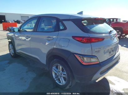 2022 HYUNDAI KONA SE Gray  Gasoline KM8K2CAB7NU759406 photo #4