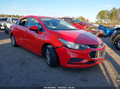 2016 CHEVROLET CRUZE LS AUTO Red  Gasoline 1G1BC5SM2G7247267 photo #1