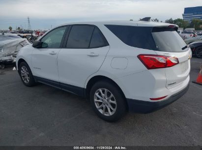 2019 CHEVROLET EQUINOX LS White  Gasoline 3GNAXHEV2KS567591 photo #4