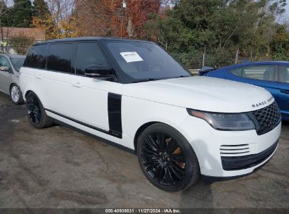 2021 LAND ROVER RANGE ROVER P525 WESTMINSTER White  Gasoline SALGS5SE5MA456101 photo #1