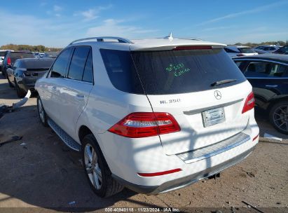 2014 MERCEDES-BENZ ML 350 White  Gasoline 4JGDA5JB5EA322741 photo #4