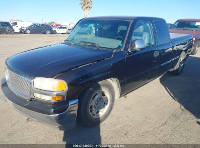 2000 GMC SIERRA 1500 SL Black  Gasoline 1GTEC19TXYZ340361 photo #3