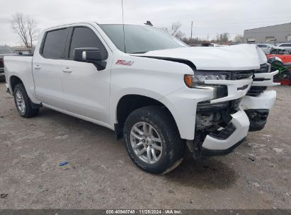 2022 CHEVROLET SILVERADO 1500 LTD 4WD  SHORT BED RST White  Gasoline 1GCUYEEDXNZ167181 photo #1