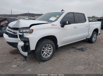 2022 CHEVROLET SILVERADO 1500 LTD 4WD  SHORT BED RST White  Gasoline 1GCUYEEDXNZ167181 photo #3