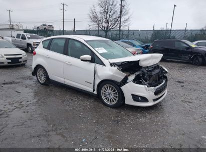 2016 FORD C-MAX HYBRID SEL White  Hybrid 1FADP5BU7GL102047 photo #1