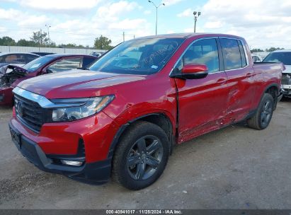 2023 HONDA RIDGELINE RTL Red  Gasoline 5FPYK3F59PB012801 photo #3