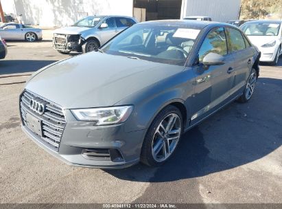 2020 AUDI A3 PREMIUM 40 TFSI FRONT-WHEEL DRIVE S TRONIC Gray  Gasoline WAUAUGFF1LA102691 photo #3