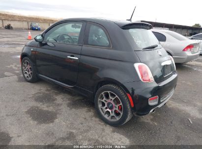 2012 FIAT 500 SPORT Black  Gasoline 3C3CFFBR6CT100500 photo #4