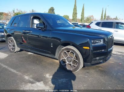 2023 ROLLS-ROYCE CULLINAN Black  Gasoline SLATV8C02PU215141 photo #1