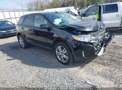 2013 FORD EDGE SEL Black  Gasoline 2FMDK3JC8DBA43376 photo #1