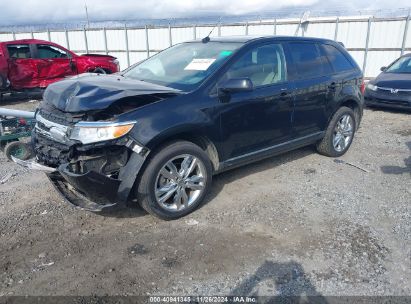 2013 FORD EDGE SEL Black  Gasoline 2FMDK3JC8DBA43376 photo #3