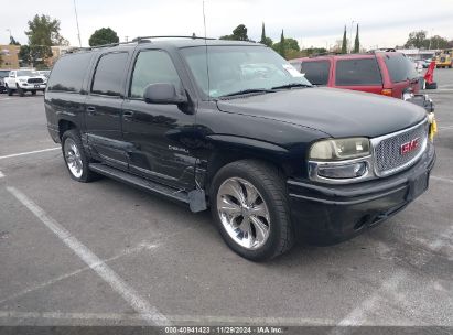 2002 GMC YUKON XL 1500 DENALI Black  Gasoline 1GKFK66U82J329757 photo #1