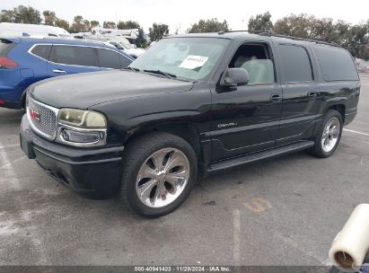 2002 GMC YUKON XL 1500 DENALI Black  Gasoline 1GKFK66U82J329757 photo #3