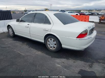 2004 LINCOLN LS V6 White  Gasoline 1LNHM86S14Y642552 photo #4