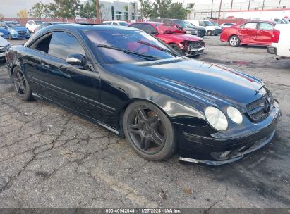 2002 MERCEDES-BENZ CL 500 Black  Gasoline WDBPJ75J12A027919 photo #1