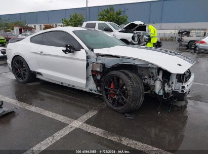 2020 FORD MUSTANG SHELBY GT500 FASTBACK White  Gasoline 1FA6P8SJ2L5505206 photo #1