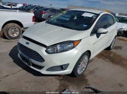 2014 FORD FIESTA TITANIUM White  Gasoline 3FADP4CJ9EM240764 photo #3