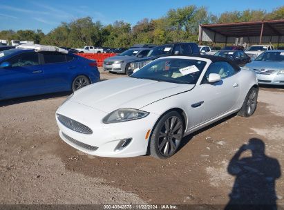 2013 JAGUAR XK White  Gasoline SAJWA4GB7DLB50931 photo #3