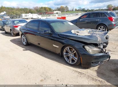 2013 BMW 750LI Black  Gasoline WBAYE8C56DD132783 photo #1