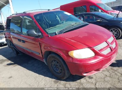 2006 DODGE GRAND CARAVAN SE Red  Gasoline 1D4GP24R06B708800 photo #1