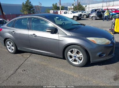 2014 FORD FOCUS SE Gray  Gasoline 1FADP3F28EL350981 photo #1