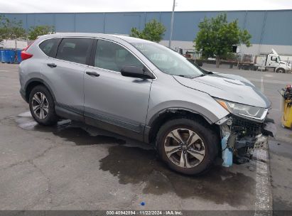 2017 HONDA CR-V LX Silver  Gasoline 7FARW5H31HE006022 photo #1