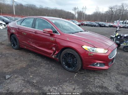 2013 FORD FUSION SE Red  Gasoline 3FA6P0H99DR336251 photo #1