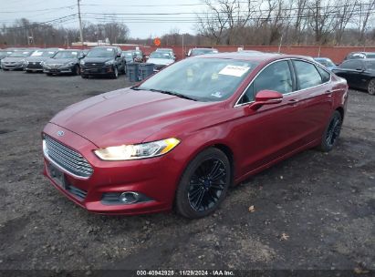 2013 FORD FUSION SE Red  Gasoline 3FA6P0H99DR336251 photo #3