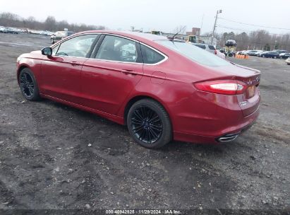 2013 FORD FUSION SE Red  Gasoline 3FA6P0H99DR336251 photo #4