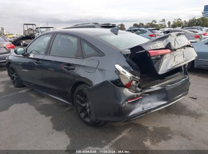 2022 HONDA CIVIC SPORT Gray  Gasoline 2HGFE2F56NH515308 photo #4