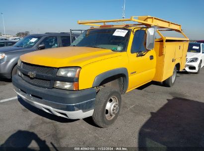 2005 CHEVROLET SILVERADO 3500 CHASSIS WORK TRUCK Yellow  Gasoline 1GBJC34U95E314092 photo #3