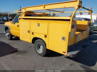 2005 CHEVROLET SILVERADO 3500 CHASSIS WORK TRUCK Yellow  Gasoline 1GBJC34U95E314092 photo #4