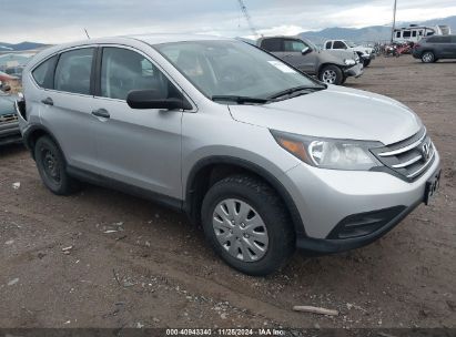 2012 HONDA CR-V LX Silver  Gasoline 5J6RM4H36CL050559 photo #1