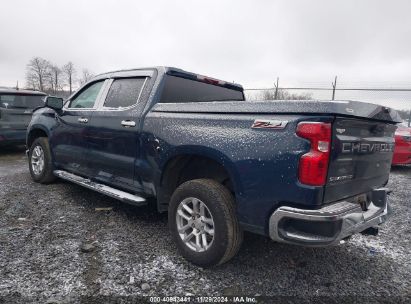 2022 CHEVROLET SILVERADO 1500 4WD  STANDARD BED LT Blue  Diesel 1GCUDDET0NZ597606 photo #4