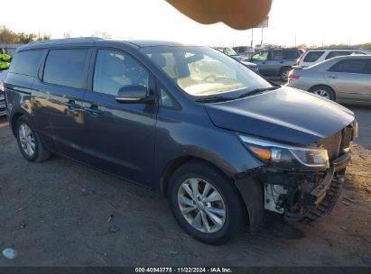 2016 KIA SEDONA LX Gray  Gasoline KNDMB5C15G6191824 photo #1