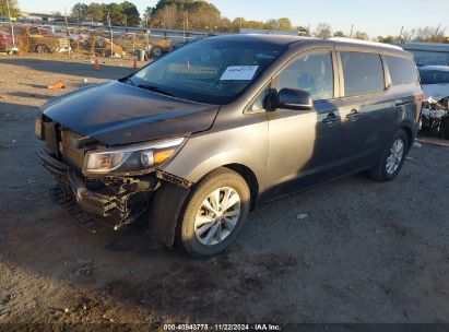 2016 KIA SEDONA LX Gray  Gasoline KNDMB5C15G6191824 photo #3