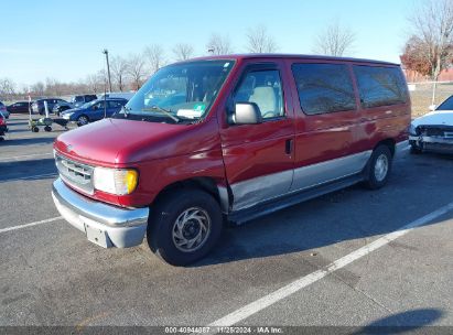 2001 FORD E-150 XL/XLT Burgundy  Gasoline 1FMRE11L81HA08286 photo #3