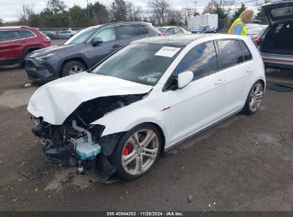 2016 VOLKSWAGEN GOLF GTI AUTOBAHN W/PERFORMANCE PACKAGE 4-DOOR White  Gasoline 3VW447AU7GM016457 photo #3